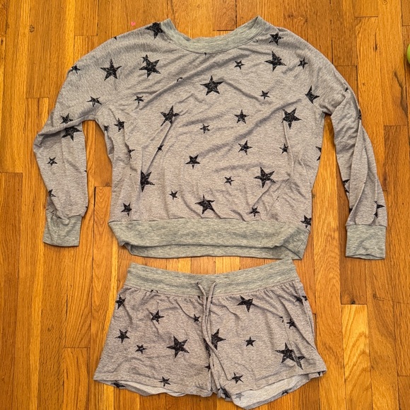 Splendid Starry Gray Pajama set - Picture 1 of 1